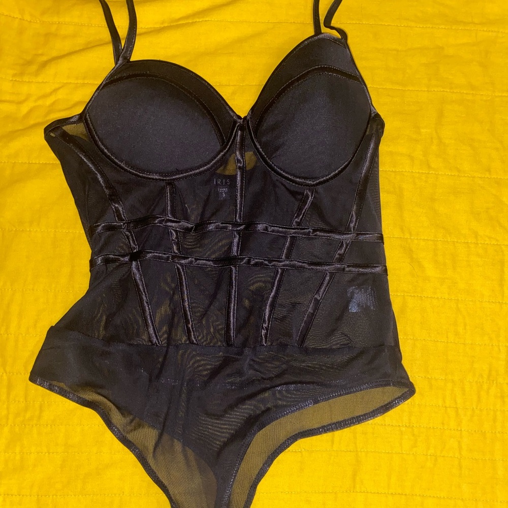 Sexy black bodysuit